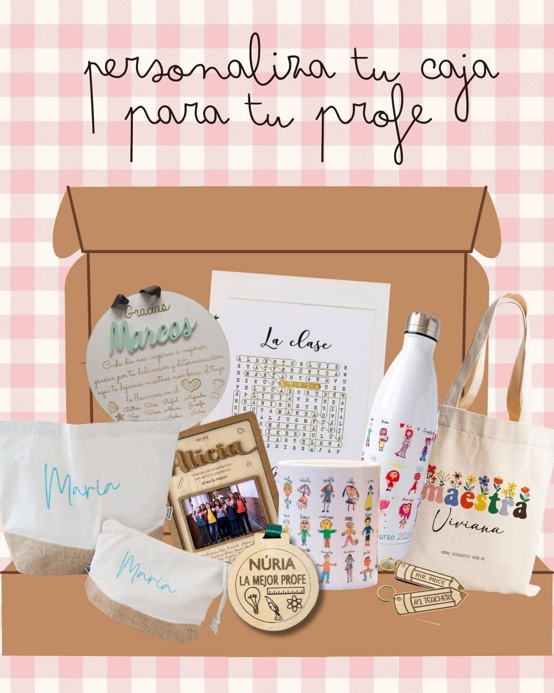 Caja Regalo Personalizada para Profesores y Profesoras